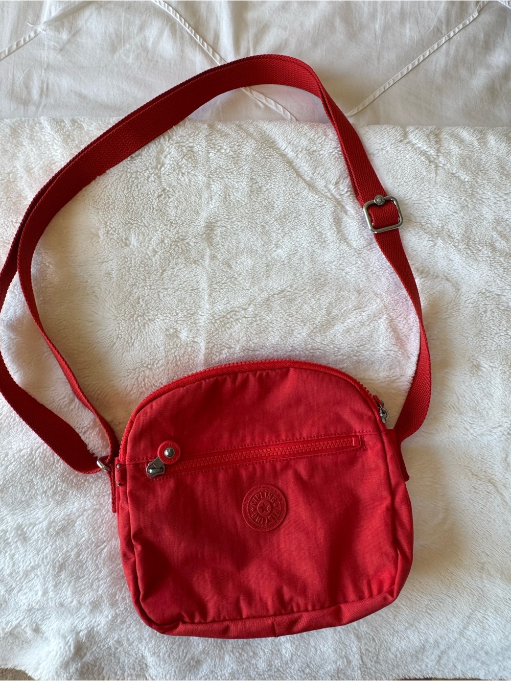 Kipling Bright Red Nylon Crossbody Bag
A2